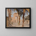 Entrée del tempio di Karnak durante il viaggio in Egitto - Jan Cybis — quadro incorniciato alla parete