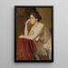 Studio di modello femminile - Jan Cybis — quadro incorniciato alla parete
