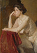 Studio di modello femminile - Jan Cybis — vista dell’opera