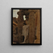 Fragmento di un tempio a Luxor del viaggio in Egitto - Jan Cybis — quadro incorniciato alla parete