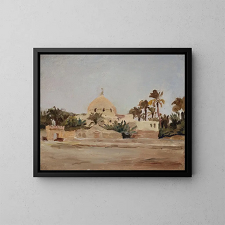 Da Il Cairo al viaggio in Egitto - Jan Cybis — quadro incorniciato alla parete
