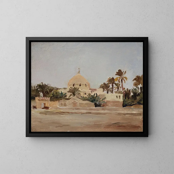 Da Il Cairo al viaggio in Egitto - Jan Cybis — quadro incorniciato alla parete