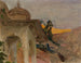 Nu di Jaipur con un pavone, del viaggio in India - Jan Cybis — vista dell’opera