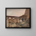 Tempio di Karnak di Amon durante il viaggio in Egitto - Jan Cybis — quadro incorniciato alla parete