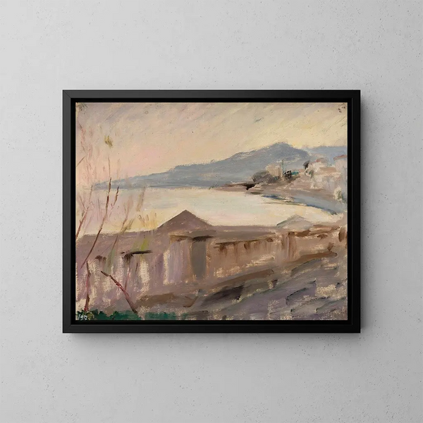 Terrasse inferiore della villa di Bakhchisarai, di un viaggio in Crimea - Jan Cybis — quadro incorniciato alla parete