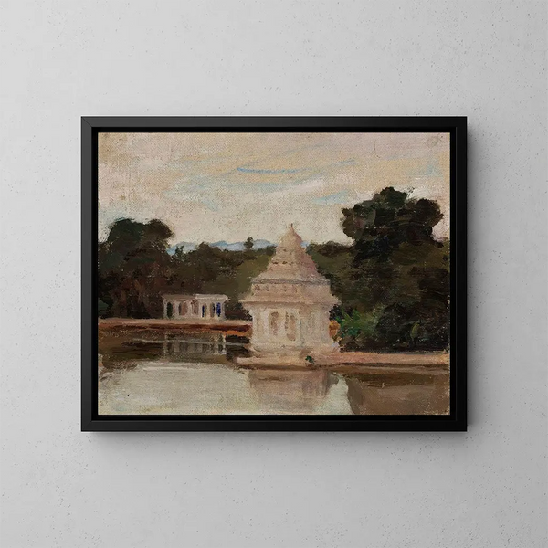 Madras, del viaggio in India - Jan Cybis — quadro incorniciato alla parete