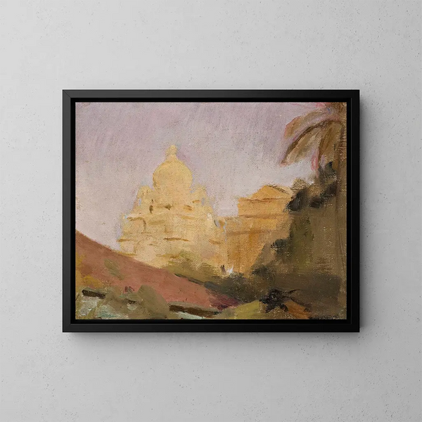 Temple de Mumbai, du voyage en Inde - Jan Cybis — quadro incorniciato alla parete