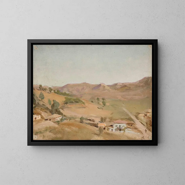 Olympia, del viaggio in Grecia - Jan Cybis — quadro incorniciato alla parete