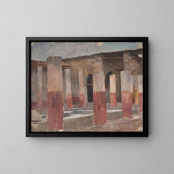 Pompei - Jan Cybis — quadro incorniciato alla parete