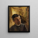 Ritratto di Alexandre Lensky 1847-1908 artista russo - Jan Cybis — quadro incorniciato alla parete