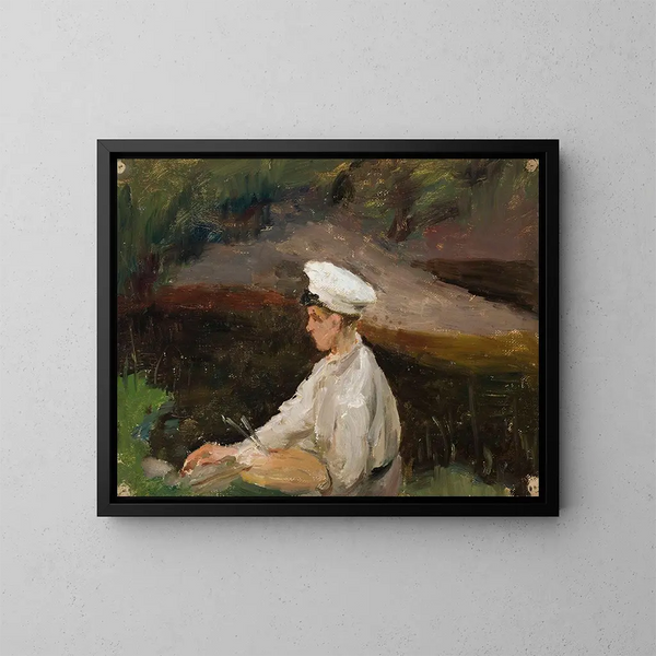 Ritratto di Alexandre Rubtsov - Jan Cybis — quadro incorniciato alla parete