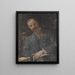 Ritratto di M. Berlin - Jan Cybis — quadro incorniciato alla parete