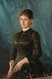 Portrait d'une jeune femme - Jan Cybis — vista dell’opera