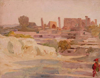 Jan Cigliski - Samarkand  overall view From the journey to Turkestan.webp