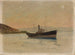 Nave sul Mar Nero durante il viaggio verso Costantinopoli - Jan Cybis — vista dell’opera