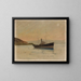 Nave sul Mar Nero durante il viaggio verso Costantinopoli - Jan Cybis — quadro incorniciato alla parete