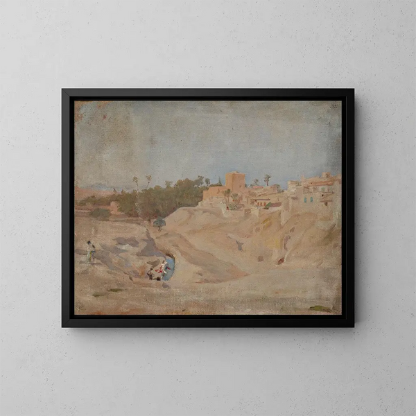 Spagna Elche - Jan Cybis — quadro incorniciato alla parete