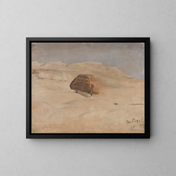 Sfinge del viaggio in Egitto - Jan Cybis — quadro incorniciato alla parete