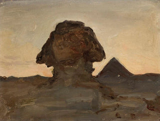 Sphinx al chiaro di luna, del viaggio in Egitto - Jan Cybis — vista dell’opera