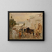 Rue a Udaipur durante il viaggio in India - Jan Cybis — quadro incorniciato alla parete