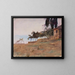 Studio del viaggio a Costantinopoli - Jan Cybis — quadro incorniciato alla parete