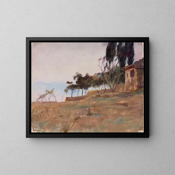 Studio del viaggio a Costantinopoli - Jan Cybis — quadro incorniciato alla parete