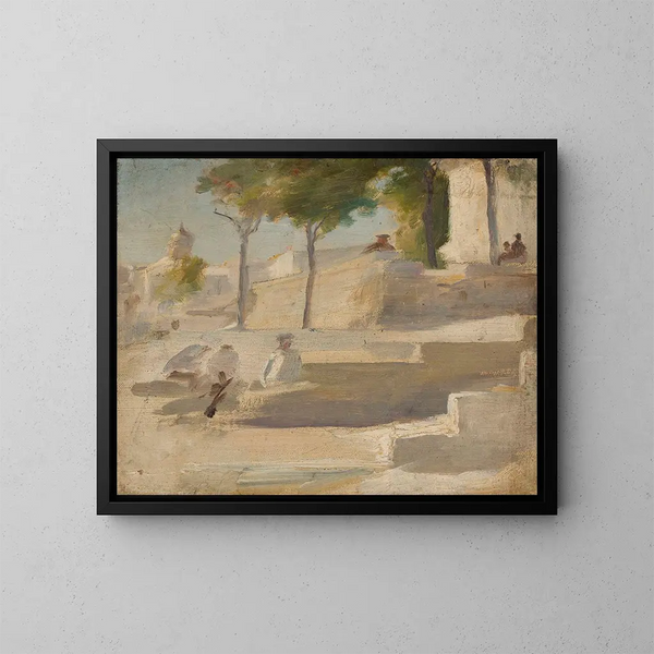 Studio del viaggio in Crimea - Jan Cybis — quadro incorniciato alla parete