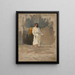 Studio del Cristo per il quadro La Piscine di Siloé - Jan Cybis — quadro incorniciato alla parete