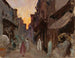 Rue de Tanjore, del viaggio in India - Jan Cybis — vista dell’opera