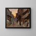 Rue de Tanjore, del viaggio in India - Jan Cybis — quadro incorniciato alla parete