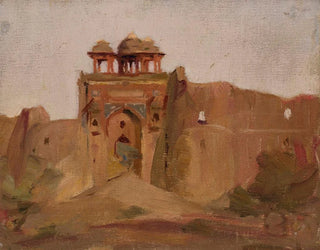 Jan Cigliski - Temple From the journey to India.webp