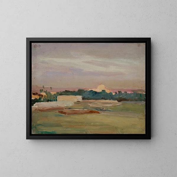 Le Sirocco - Jan Cybis — quadro incorniciato alla parete
