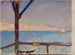 Vista di Costantinopoli dal nave durante il viaggio a Costantinopoli - Jan Cybis — vista dell’opera