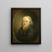 Ritratto di Johannes Kinker poeta e filosofo professore a Liegi - Jan Cornelis van Rossum — quadro incorniciato alla parete