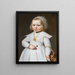Ritratto di una bambina di due anni - Jan Cornelisz van Loenen — quadro incorniciato alla parete