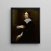 Giovane uomo - Jan Cossiers — quadro incorniciato alla parete