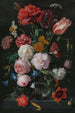 Nature morte avec fleurs dans un vase en verre - Jan Davidsz de Heem — quadro incorniciato alla parete