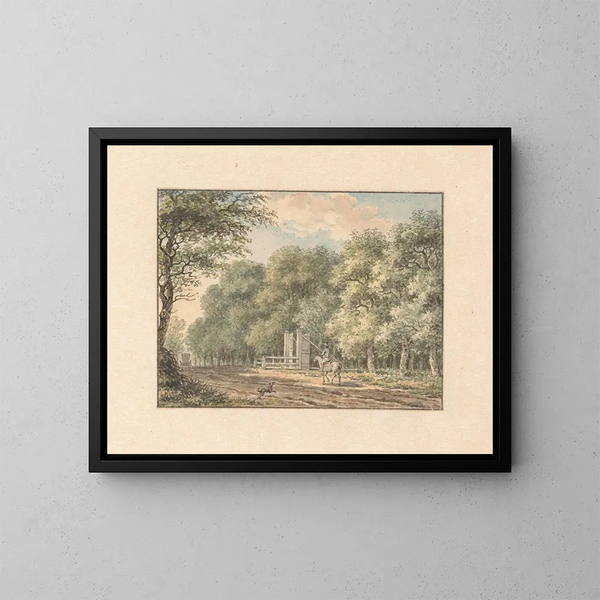 Sur le chemin d'Amstelveen - Jan Evert Grave — quadro incorniciato alla parete