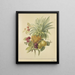 Un ananas, delle prugne e delle lamponi - Jan Evert Morel — quadro incorniciato alla parete