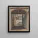 interno con vista sulle scale - Jan Fabius Czn. — quadro incorniciato alla parete