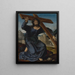 Il Cristo portando la croce - Jan Gossaert — quadro incorniciato alla parete
