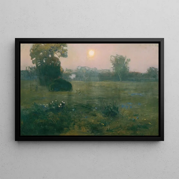 Lever de lune - Jan Grzegorz Stanisławski — quadro incorniciato alla parete
