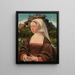 Ritratto di una donna sconosciuta - Jan Jansz Mostaert — quadro incorniciato alla parete