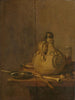 Natura morta con una brocca in terracotta e pipe - Jan Jansz Treck — vista dell’opera