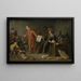 Faust vendendo la sua anima a Méphistophélès - Jan Jansz van Buesem — quadro incorniciato alla parete