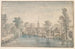 Villaggio su un fiume - Jan Jansz den Uyl — vista dell’opera