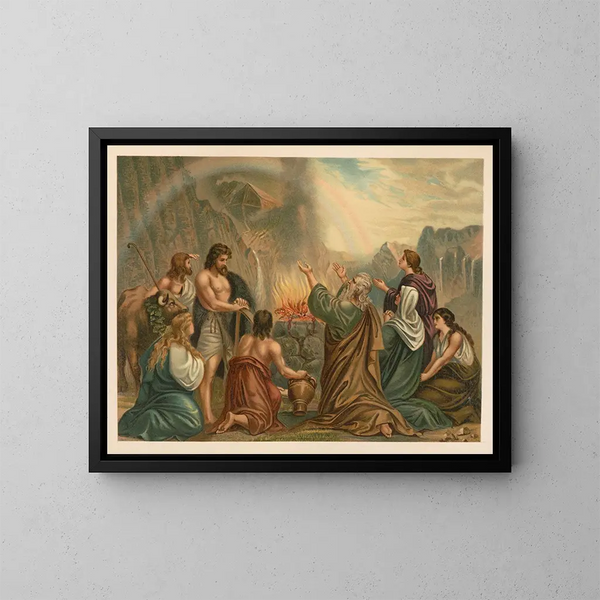 Bibbia dorata dei classici - Jan Ladislaw Skora — quadro incorniciato alla parete