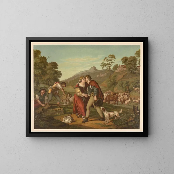 Bibbia dorata dei classici - Jan Ladislaw Skora — quadro incorniciato alla parete