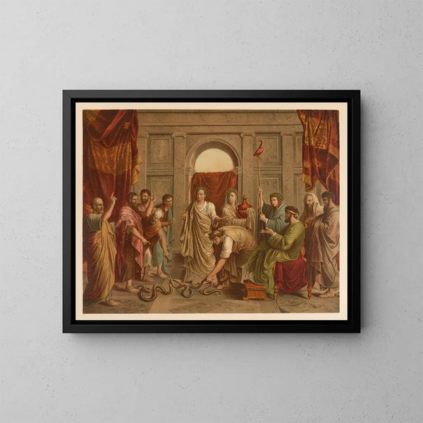 Bibbia dorata dei classici Pl035 - Jan Ladislaw Skora — quadro incorniciato alla parete