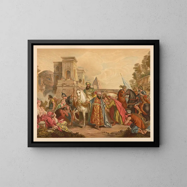 Bibbia dorata dei classici Pl059 - Jan Ladislaw Skora — quadro incorniciato alla parete